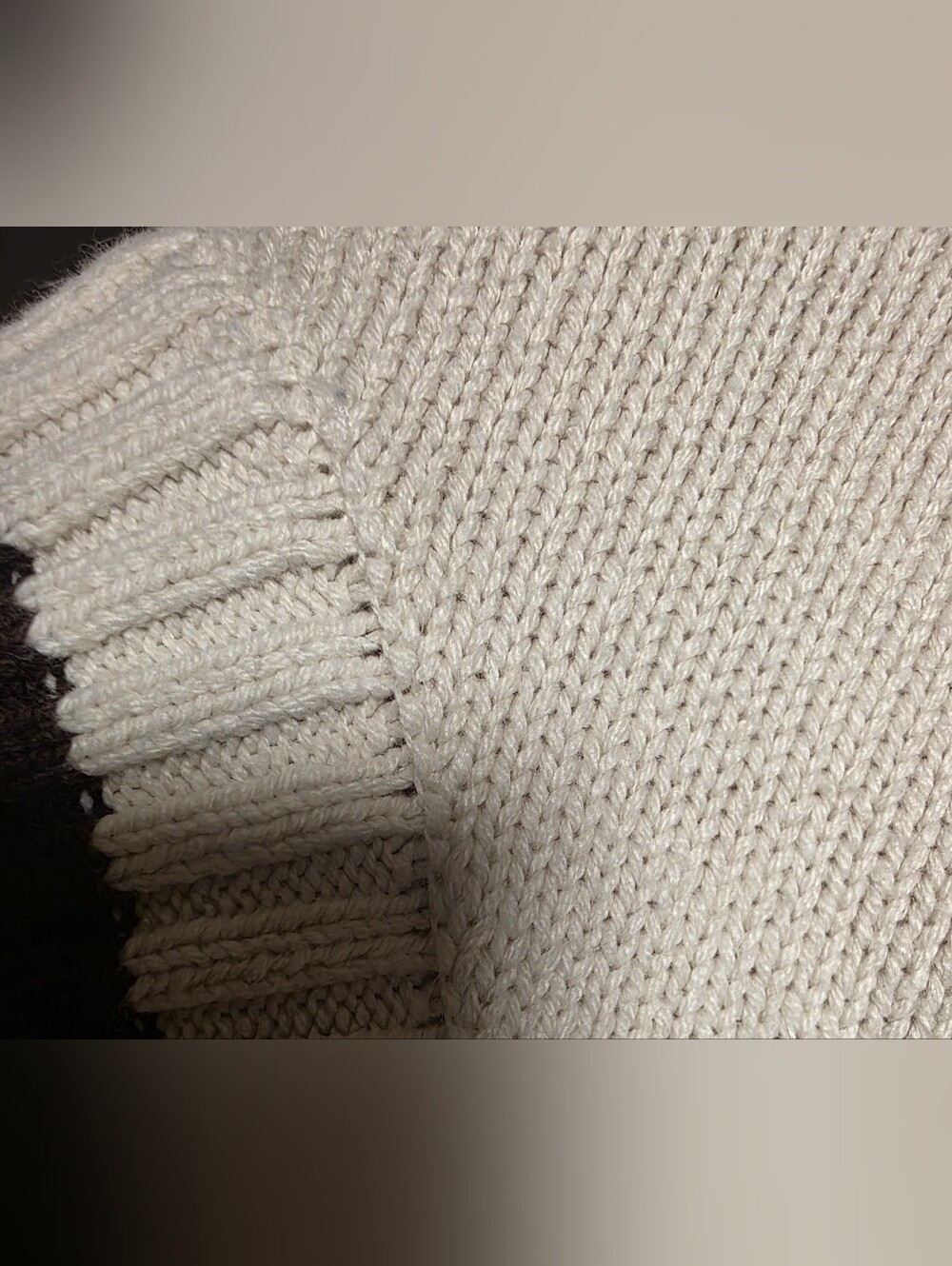 Soho & Stella Cream Crewneck Sweater with Brown Horse Motif - Picture 6 of 6